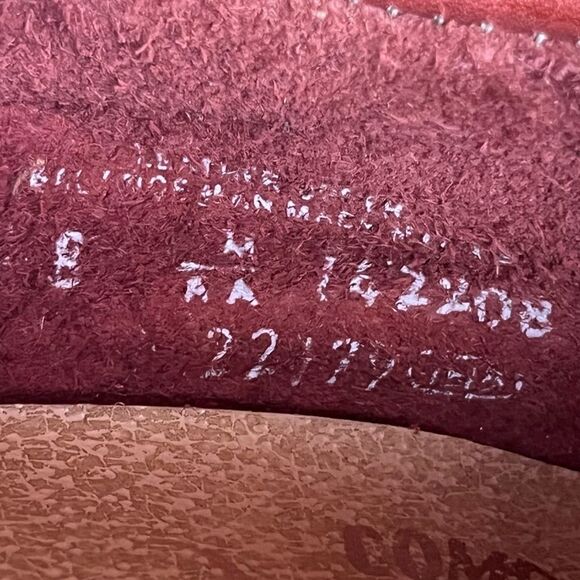 Skateboards Endicott Johnson Red Leather stitched Shoe 8 - Picture 11 of 11